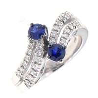 Anello Fanton Gioielli Donna ANELLI ZAFFIRO in Oro bianco Zaffiro 0.52 Ct MR40016924 - MR40016924